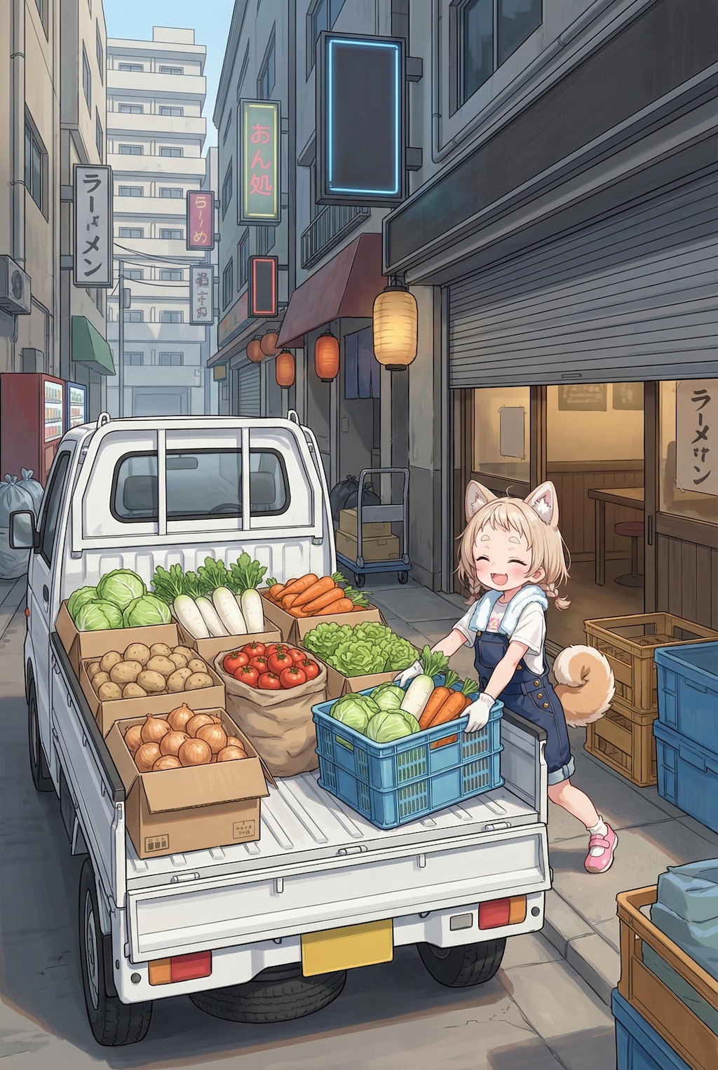 昼間はシャッター街