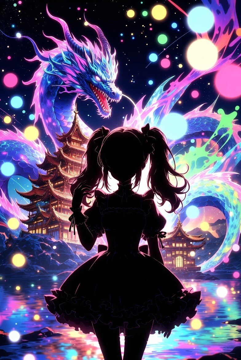Gothic Lolita Alice in The Dragon Palace | の人気AIイラスト・グラビア