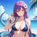 水着のラミアさん 2枚目