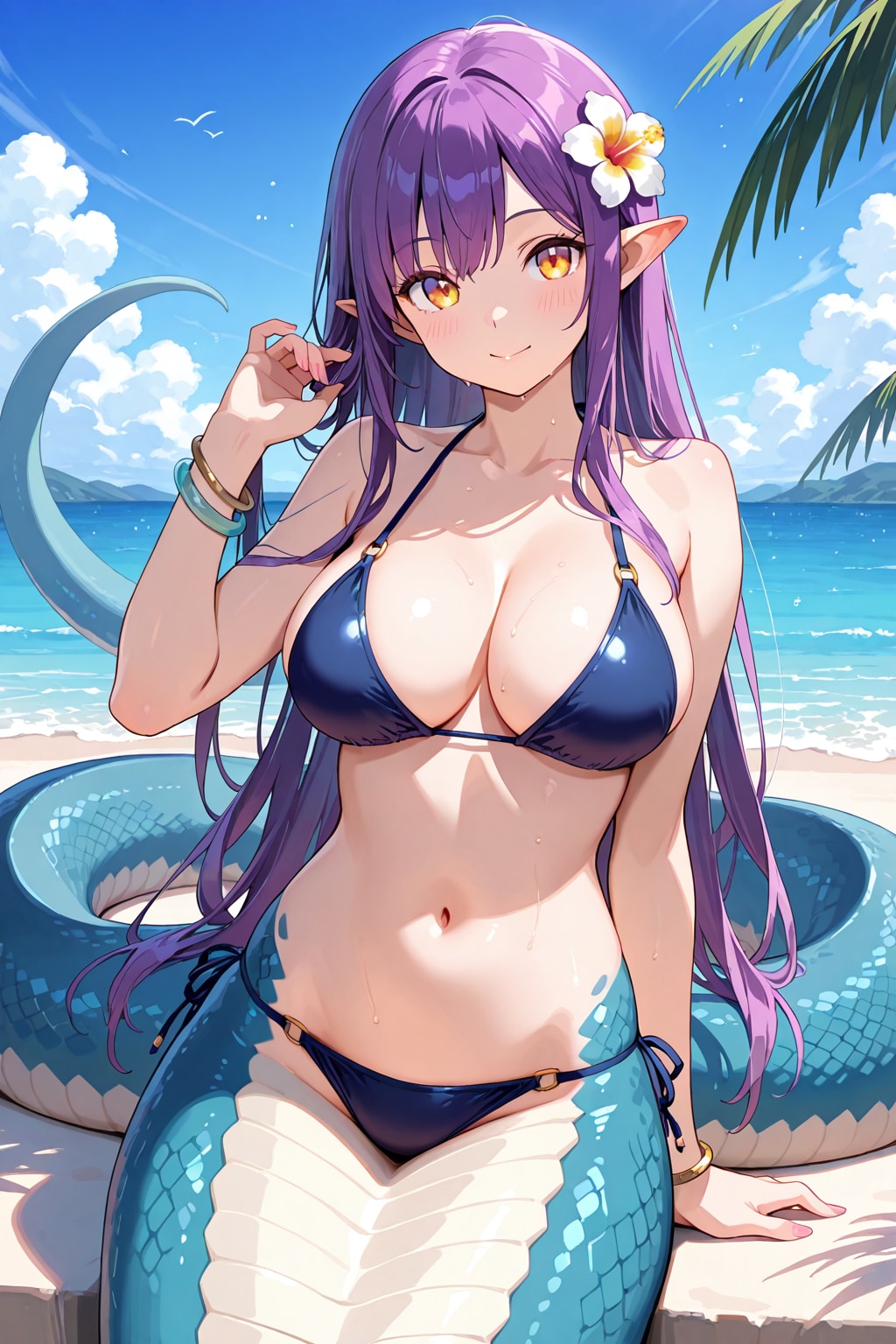 水着のラミアさん