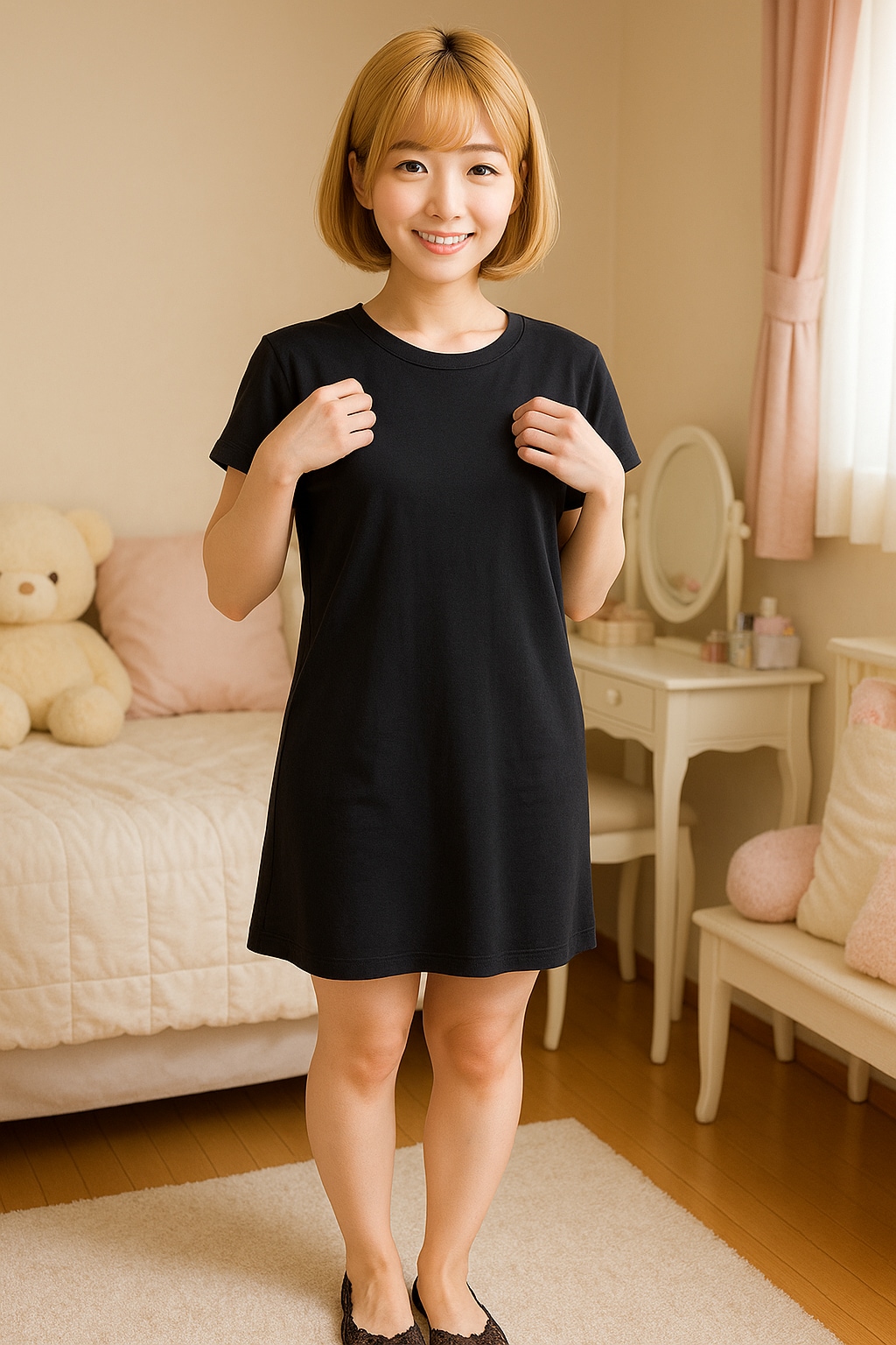 フットカバーがよく似合う女性