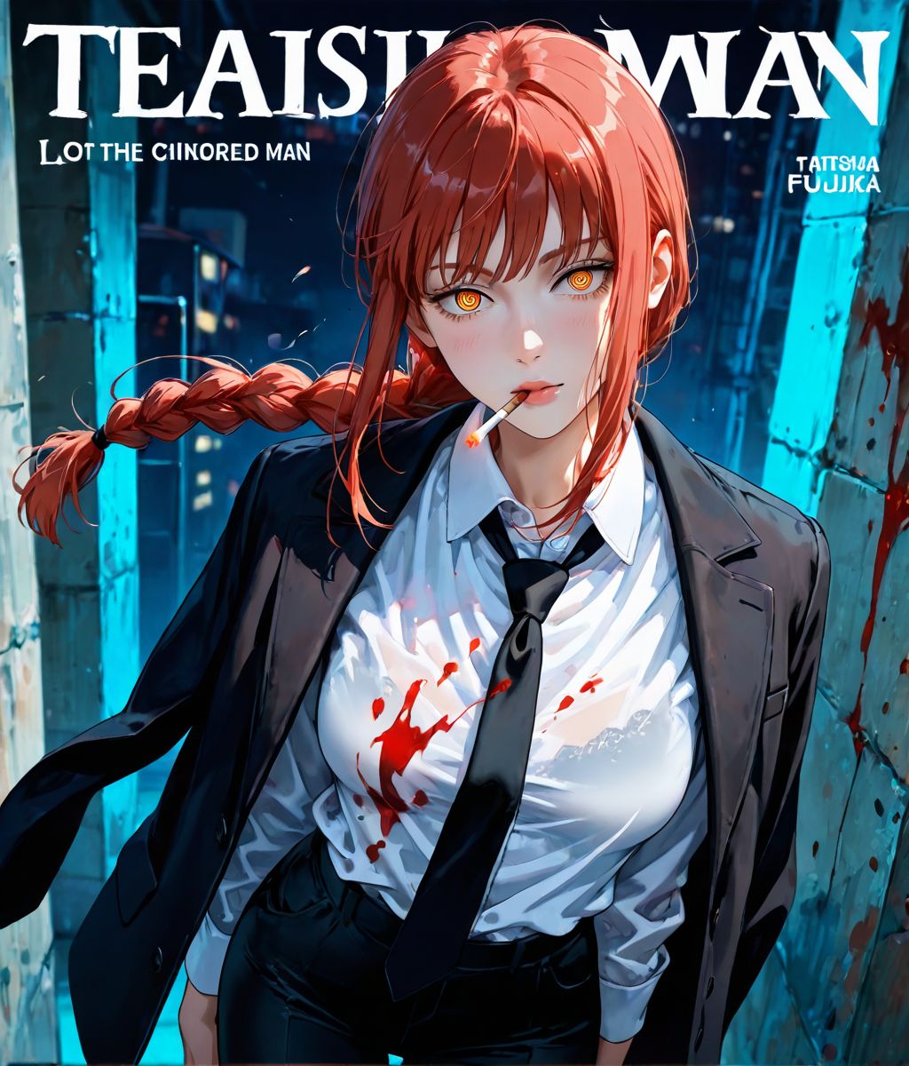 マキマ（謎な雑誌の表紙風） 003