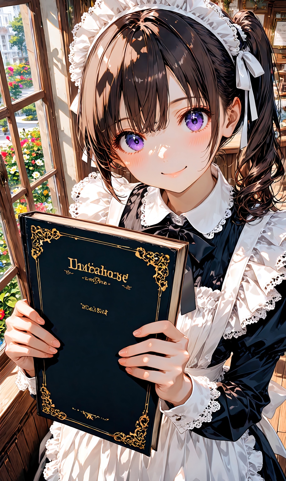 holding the menu book | の人気AIイラスト・グラビア