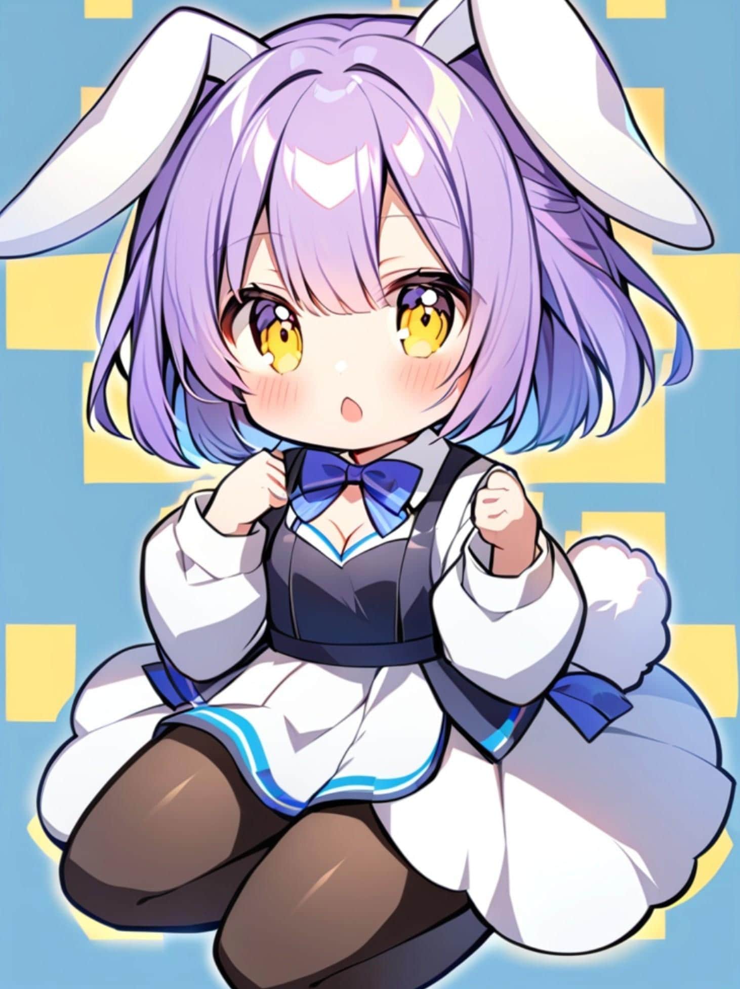 うさ耳の紫髪ちゃん