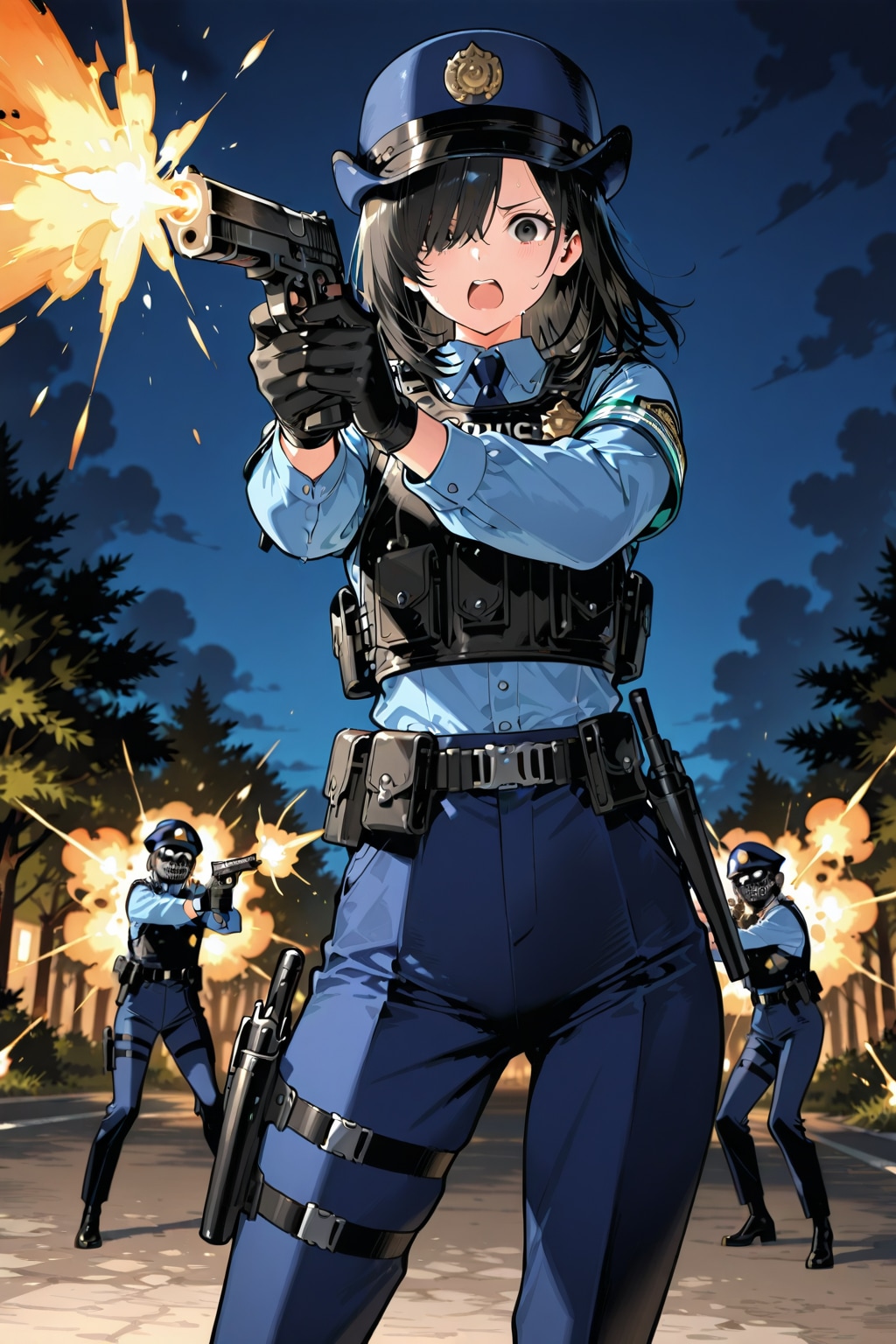 めかくれ女子＃６１ | の人気AIイラスト・グラビア