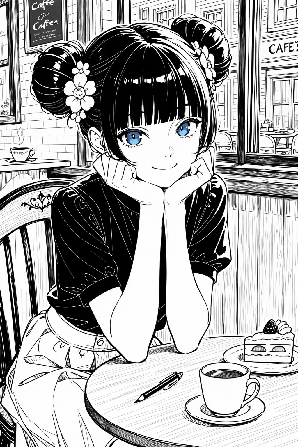 かおるのおだんごちゃんスケッチ１３ | の人気AIイラスト・グラビア
