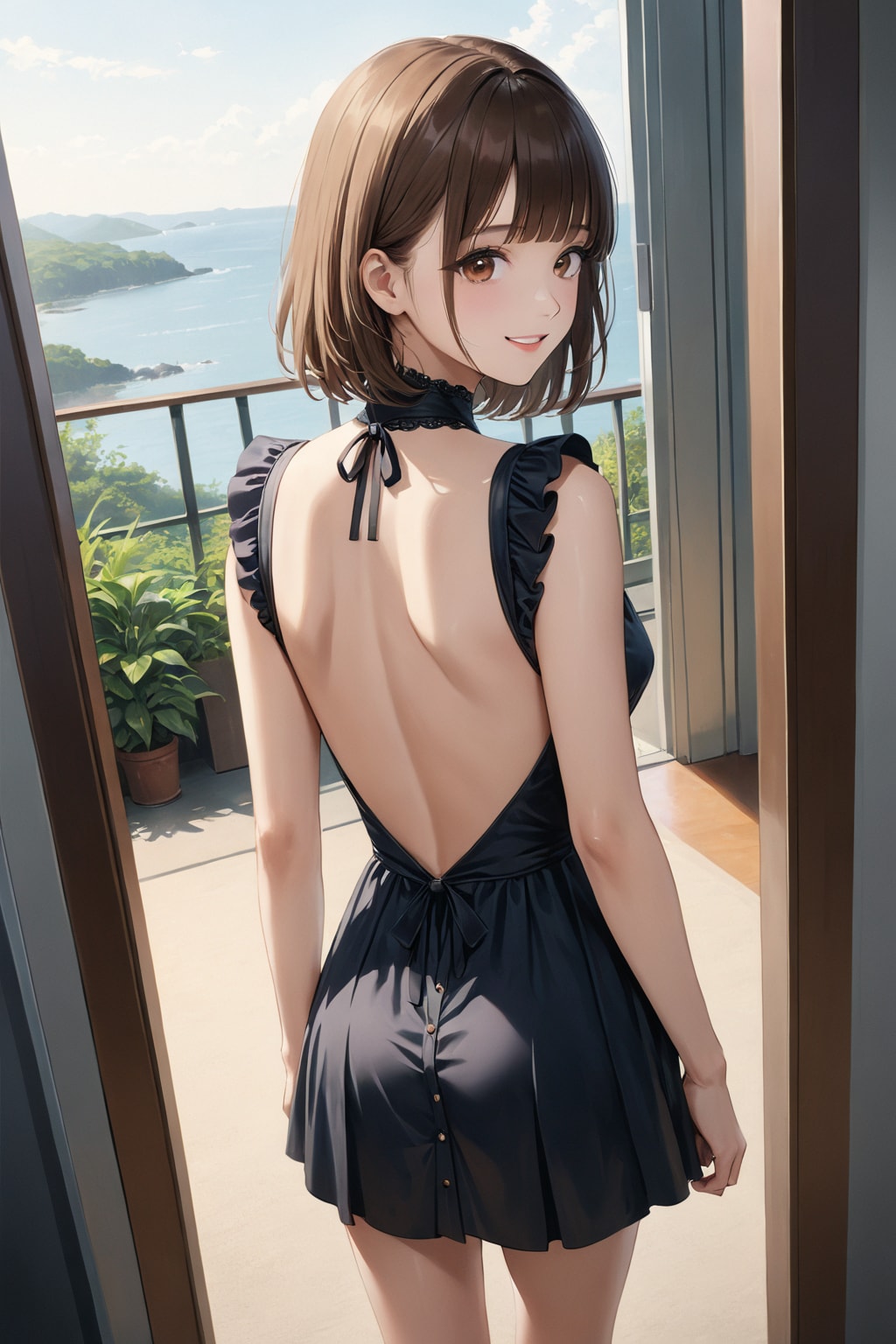 Backless Dress 14
