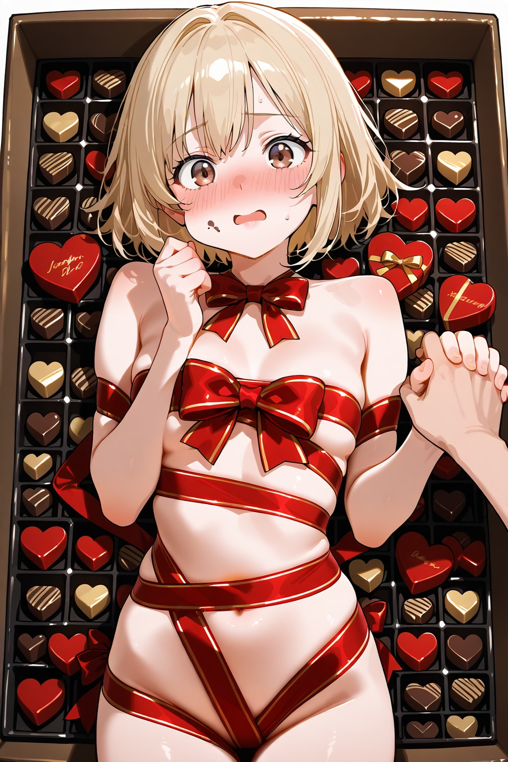 あの・・チョコと私・・貰ってくれませんか？