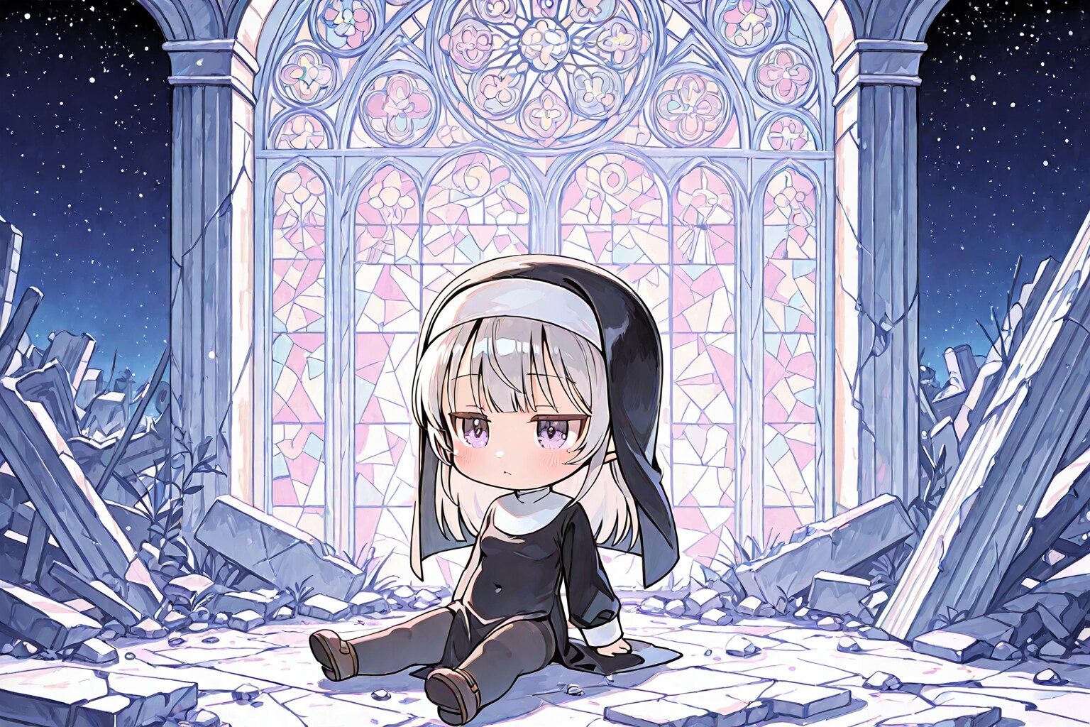ポツンと