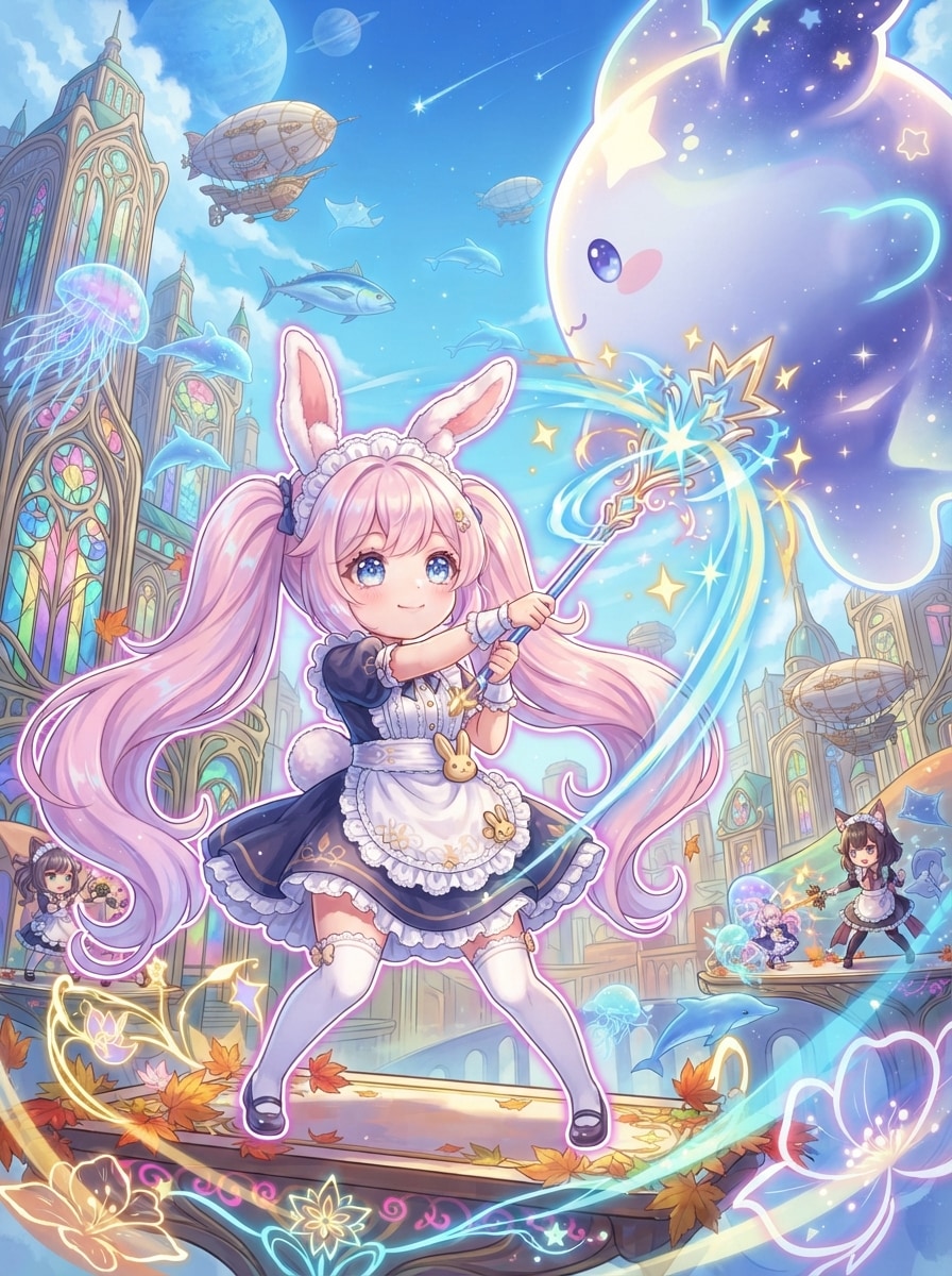 魔法メイド | の人気AIイラスト・グラビア
