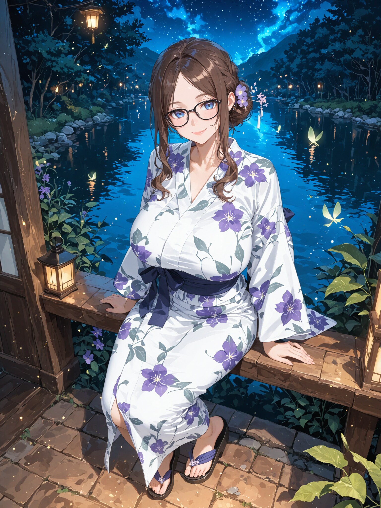 浴衣のメグさん