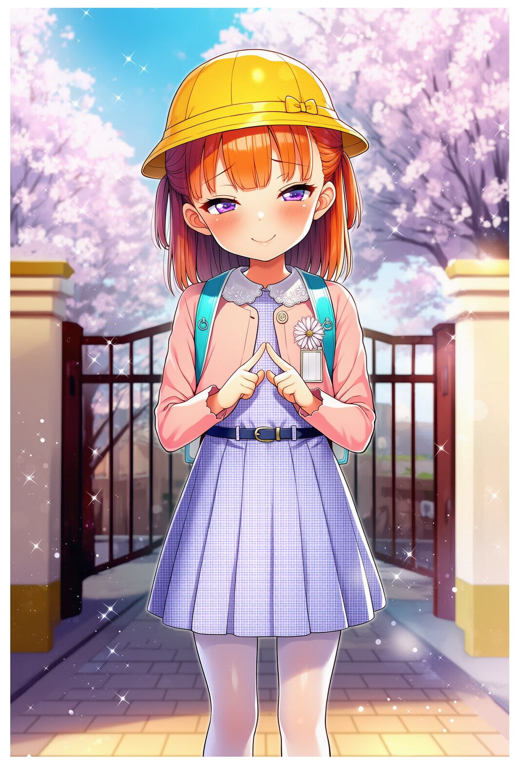 【🌸入学式🏫】✨小学校の入学式で撮った冬華ちゃんと瑠夏くん✨