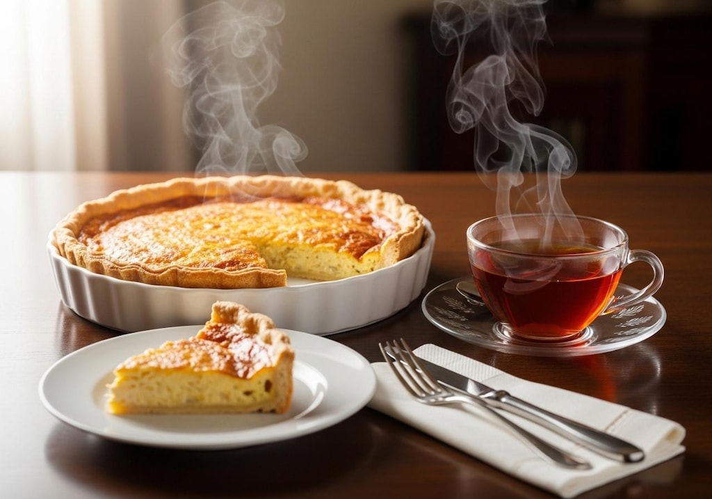 デザートのお化けシェフ御手製キッシュ