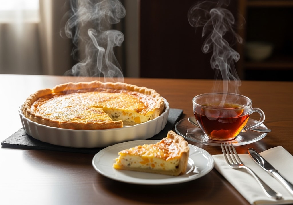 デザートのお化けシェフ御手製キッシュ