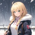 雪景色とレイメ姉さん♪ 10枚目