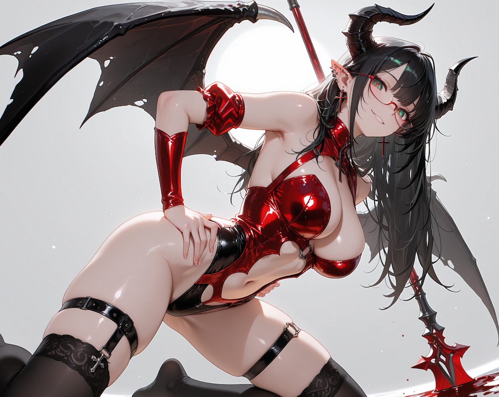 サキュバス？悪魔？メガネっ娘♪3