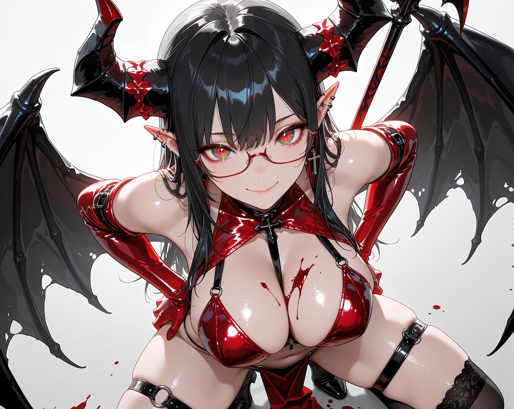 サキュバス？悪魔？メガネっ娘♪3