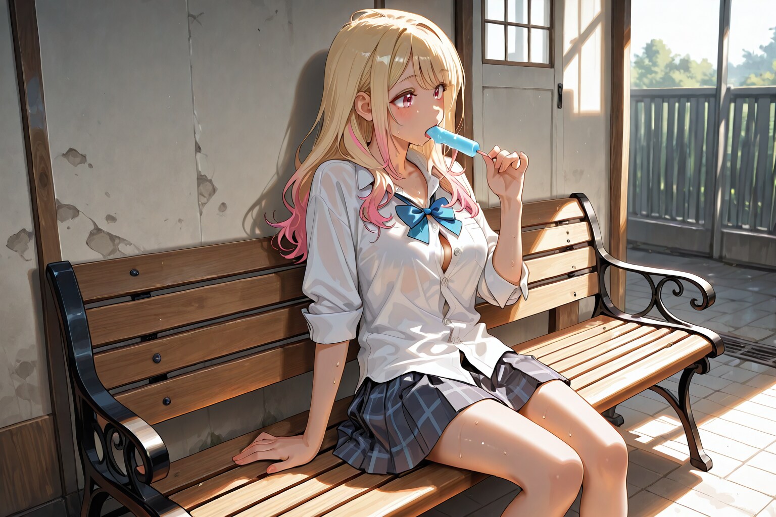 アイスでも食べなきゃ倒れちゃうよ💦