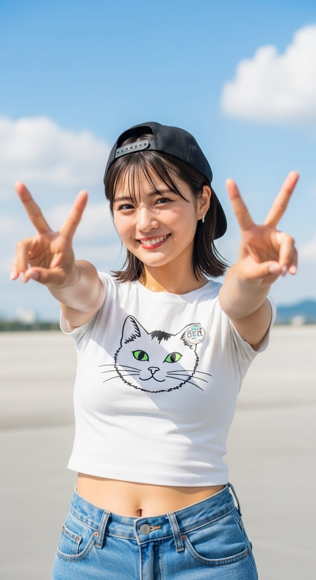 ダブルピース！