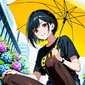 雨の日の女の子 2025　その１９ 4枚目