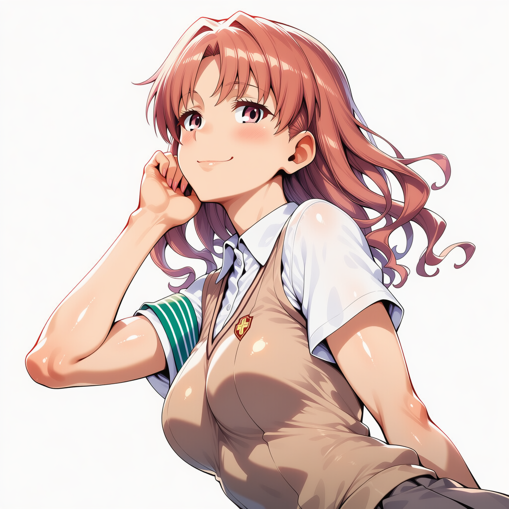 白井黒子さんの立ちポーズですの