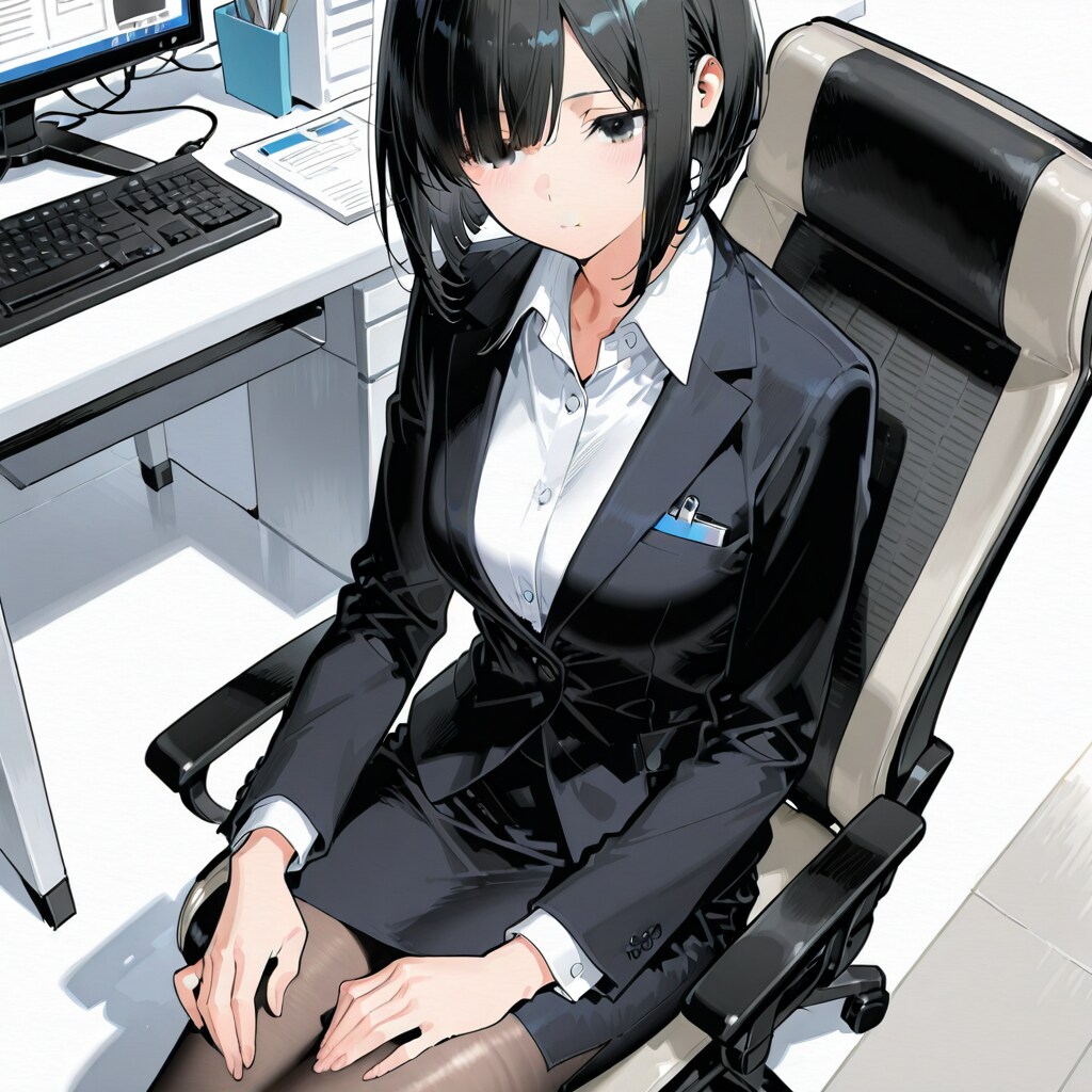 午後の仕事（眠い） | の人気AIイラスト・グラビア