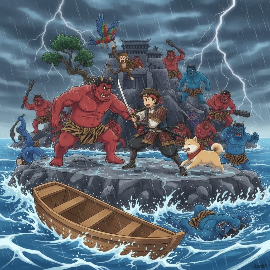 桃太郎ザ・ムービー🐶🐵🐦👴👵👹😺