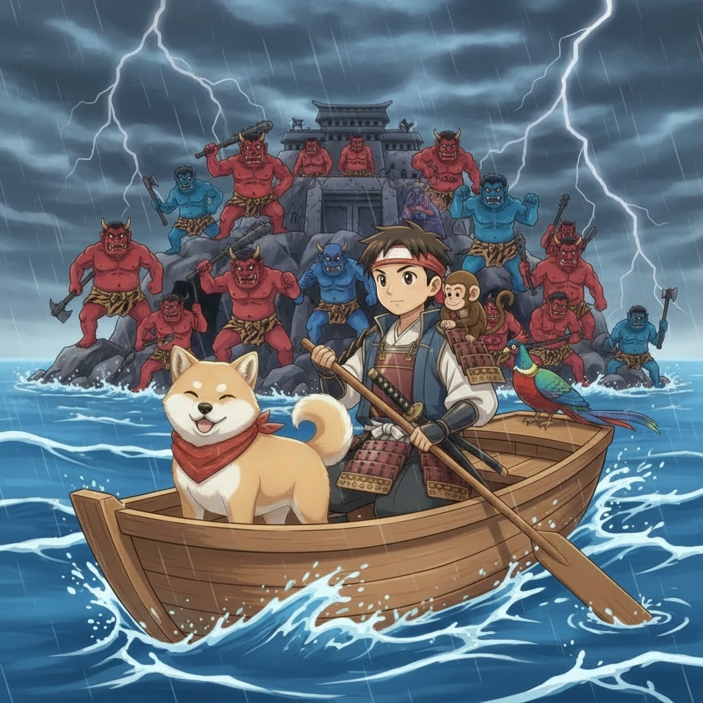 桃太郎ザ・ムービー🐶🐵🐦👴👵👹😺