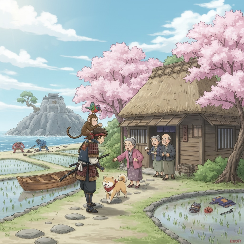 桃太郎ザ・ムービー🐶🐵🐦👴👵👹😺