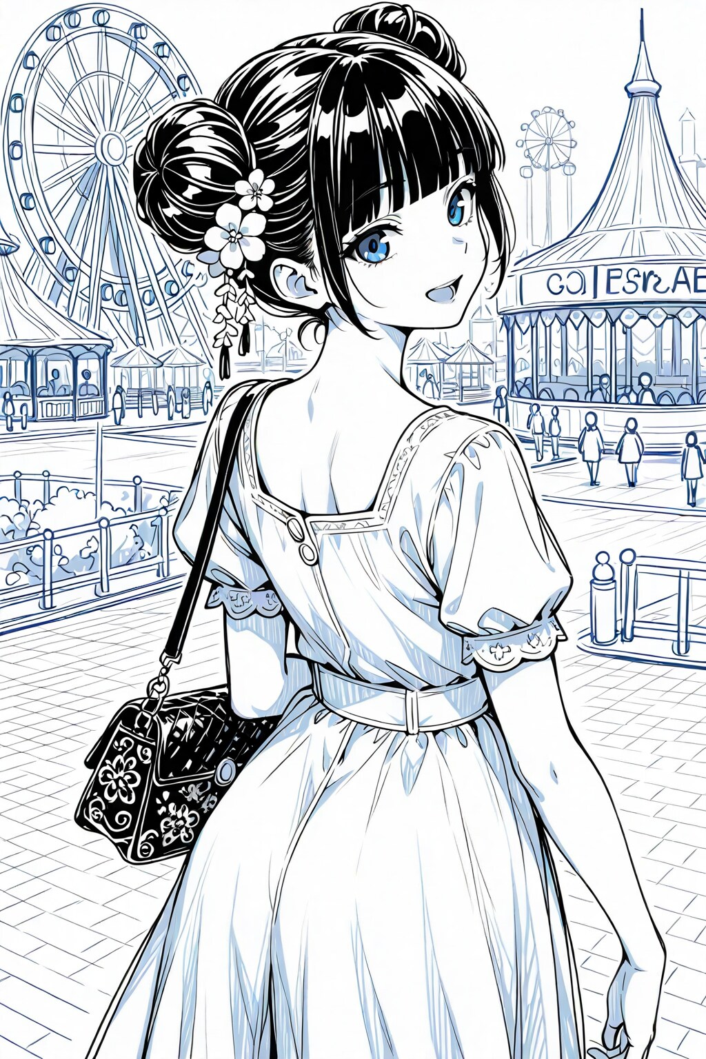 かおるのおだんごちゃんスケッチ１８ | の人気AIイラスト・グラビア