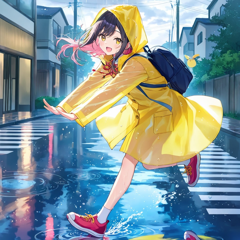 今日は雨