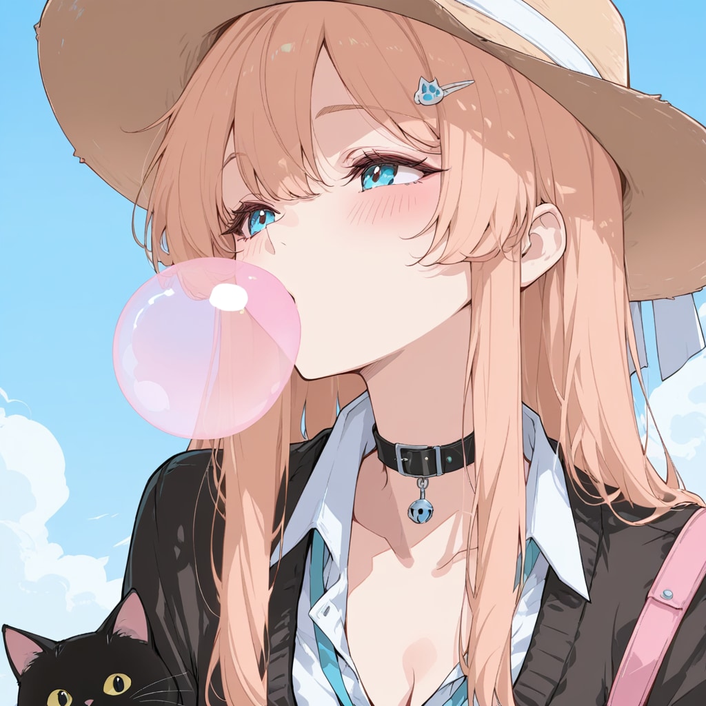 風船ガムを