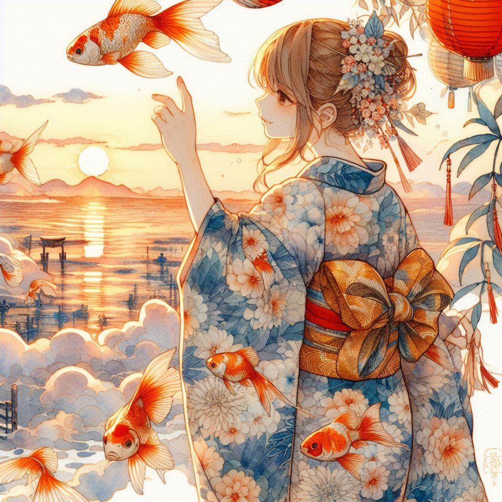 夏の夢 | の人気AIイラスト・グラビア