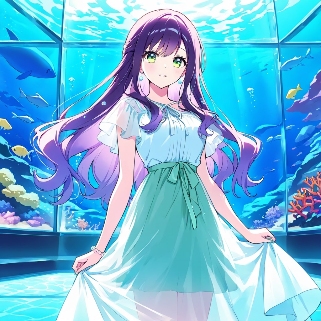 初夏の水族館デート