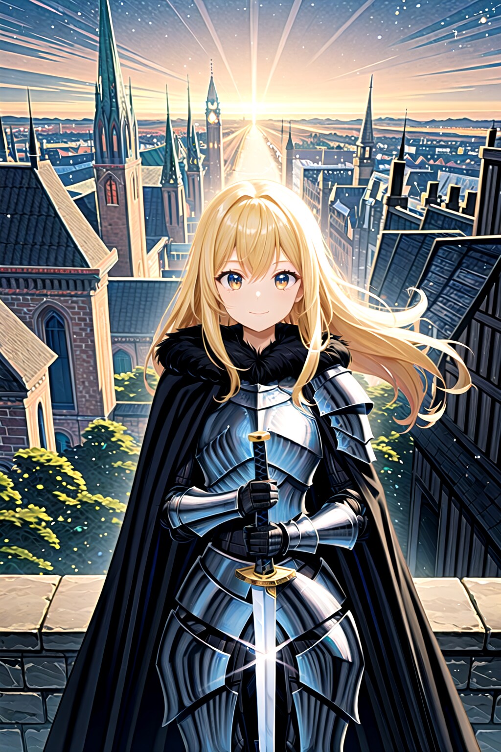 FROSTでブロンドの女騎士さん | の人気AIイラスト・グラビア