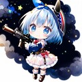 9月9日はチルノ⑨の日：SDXL版:2/3--[9枚] 5枚目