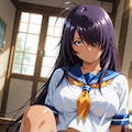 【関羽雲長】パンチラ【一騎当千】リクエスト（サンプル） 2枚目