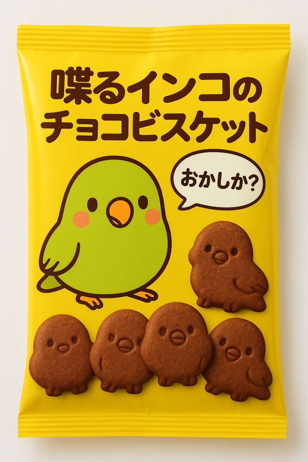 喋るインコのチョコビスケット