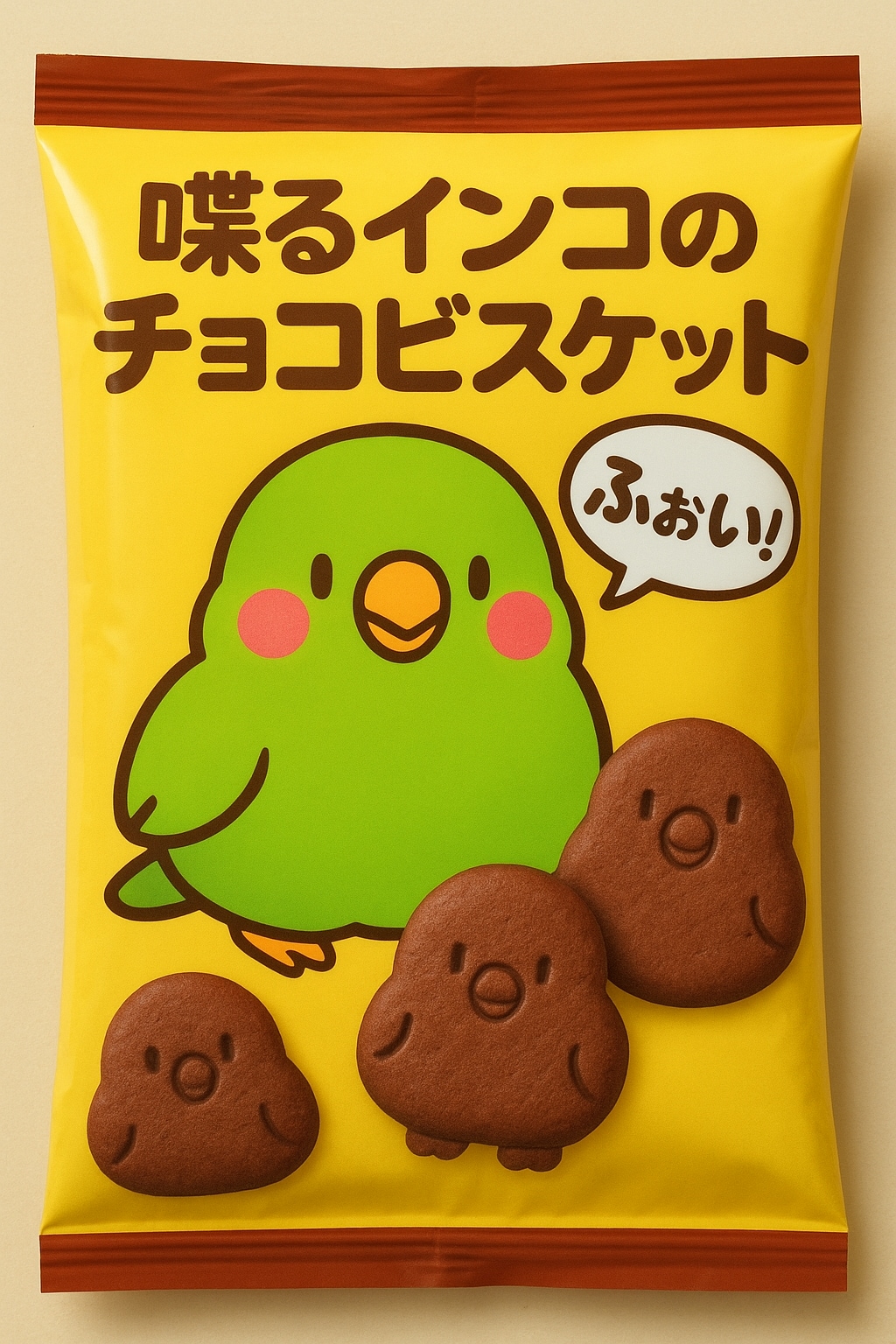 喋るインコのチョコビスケット