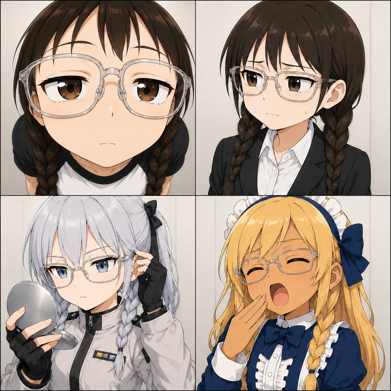 証明写真！眼鏡三編！