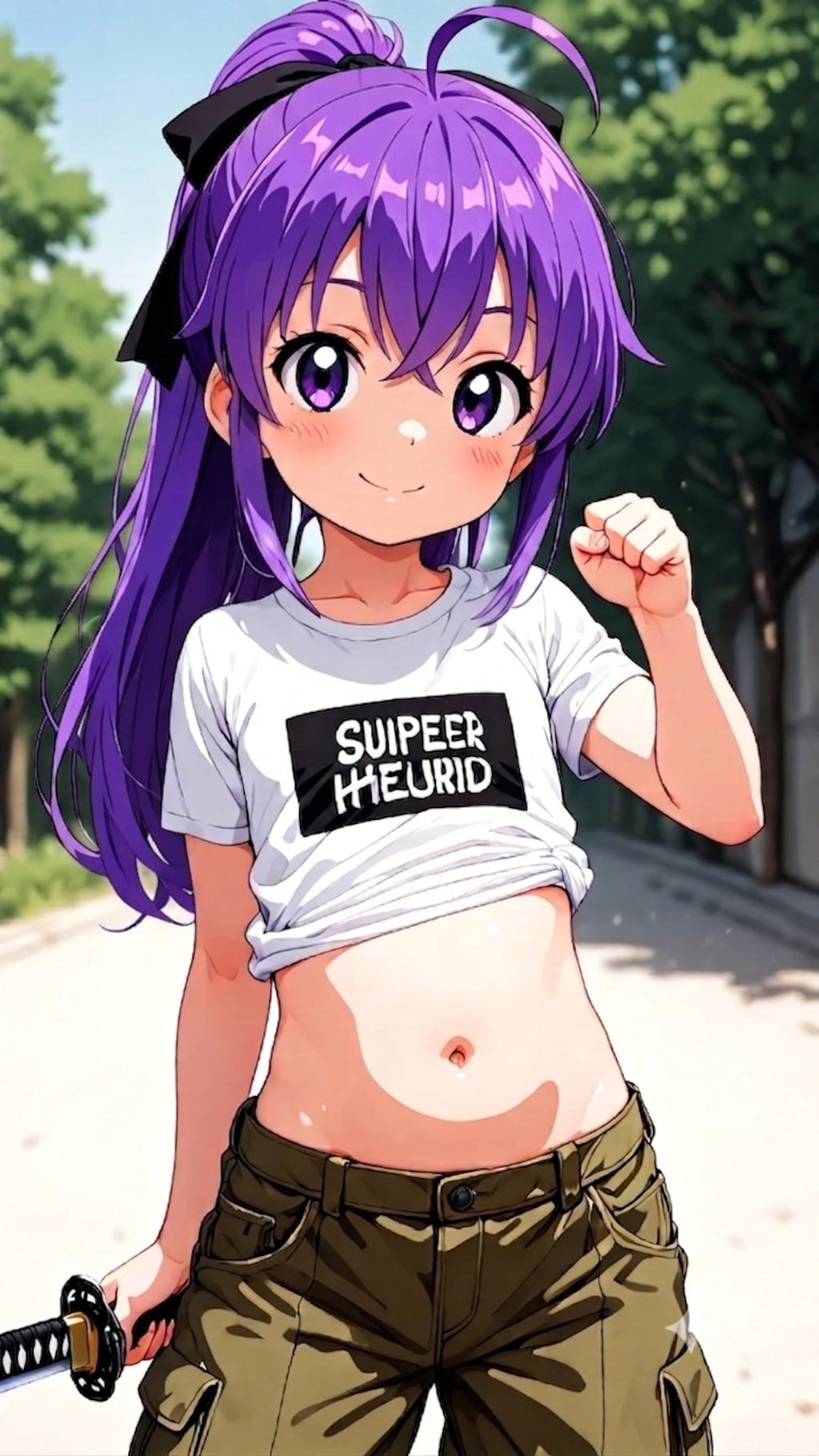 パンツスタイルのクノイチ・その５