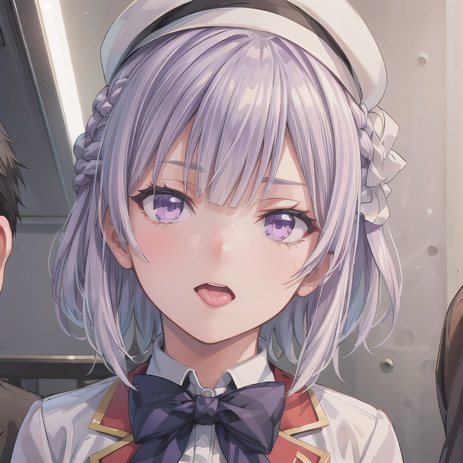 銀髪ボブでワイシャツの少女 | の人気AIイラスト・グラビア