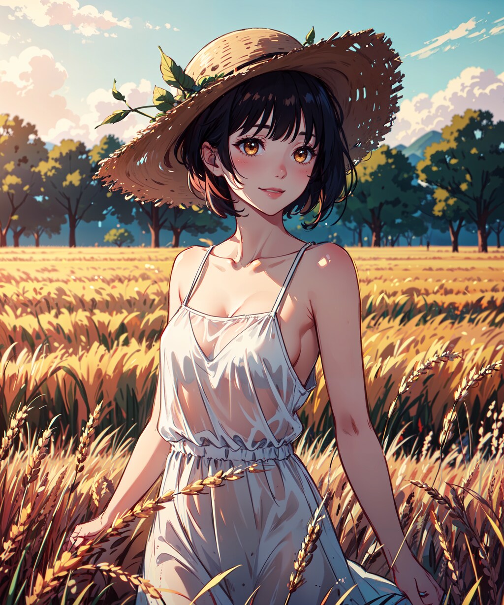 夏の麦畑