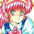 ビデオ通話中こちらを見つめるあゆみちゃん 5枚目