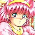 ビデオ通話中こちらを見つめるあゆみちゃん 3枚目