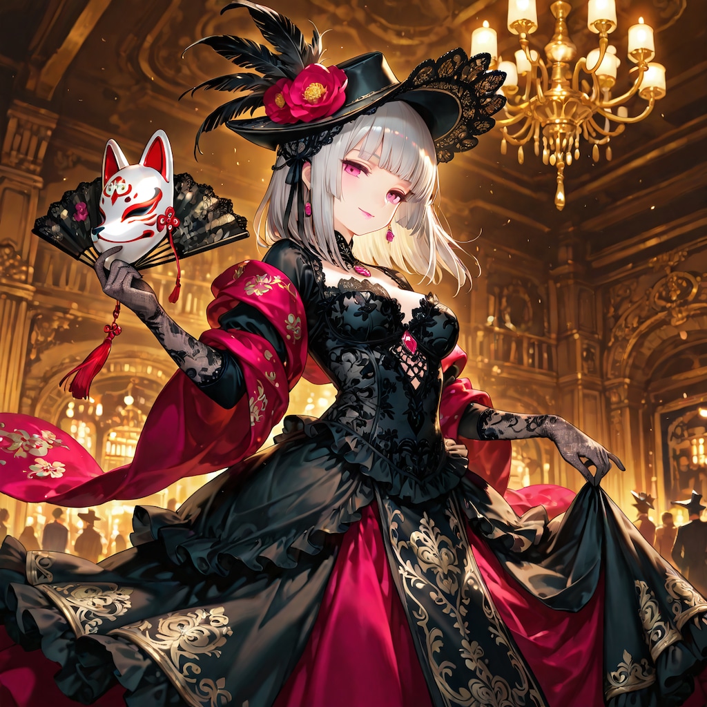 ヴェネチア✖️狐面（おはよう#203）