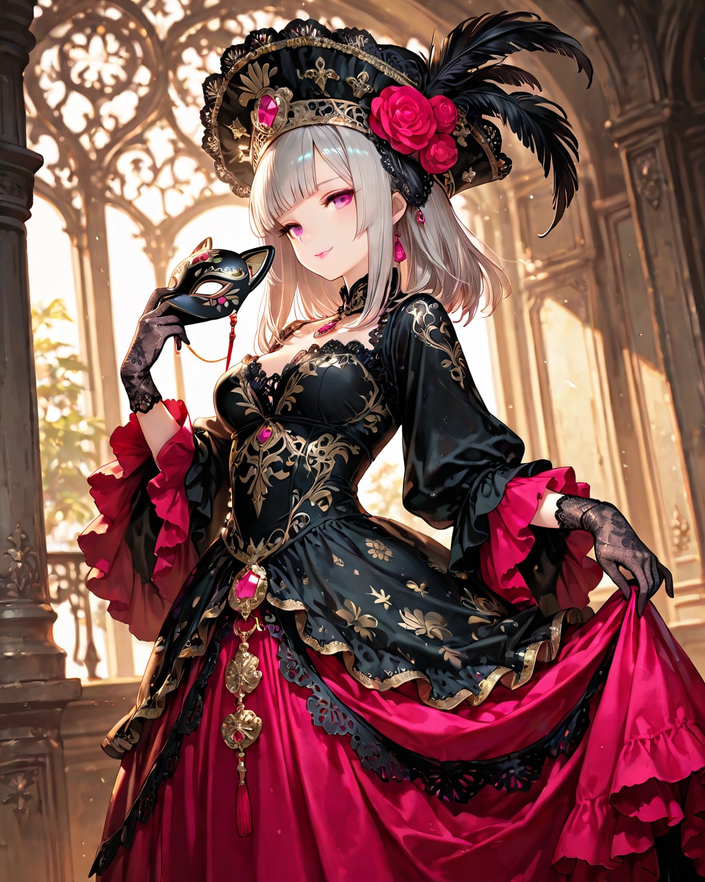 ヴェネチア✖️狐面（おはよう#203）