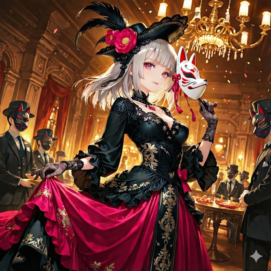 ヴェネチア✖️狐面（おはよう#203）