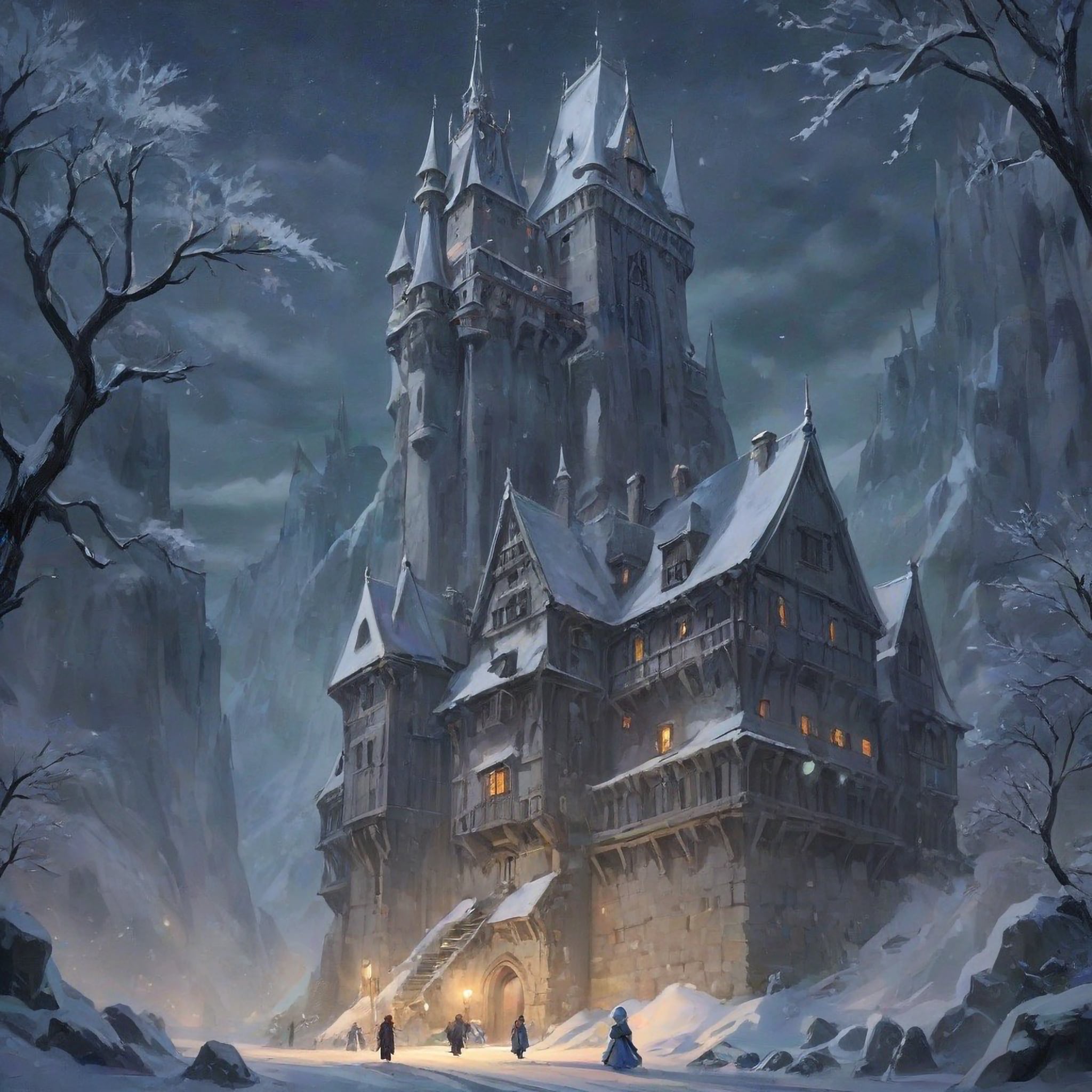 幻影の北極王国 | の人気AIイラスト・グラビア