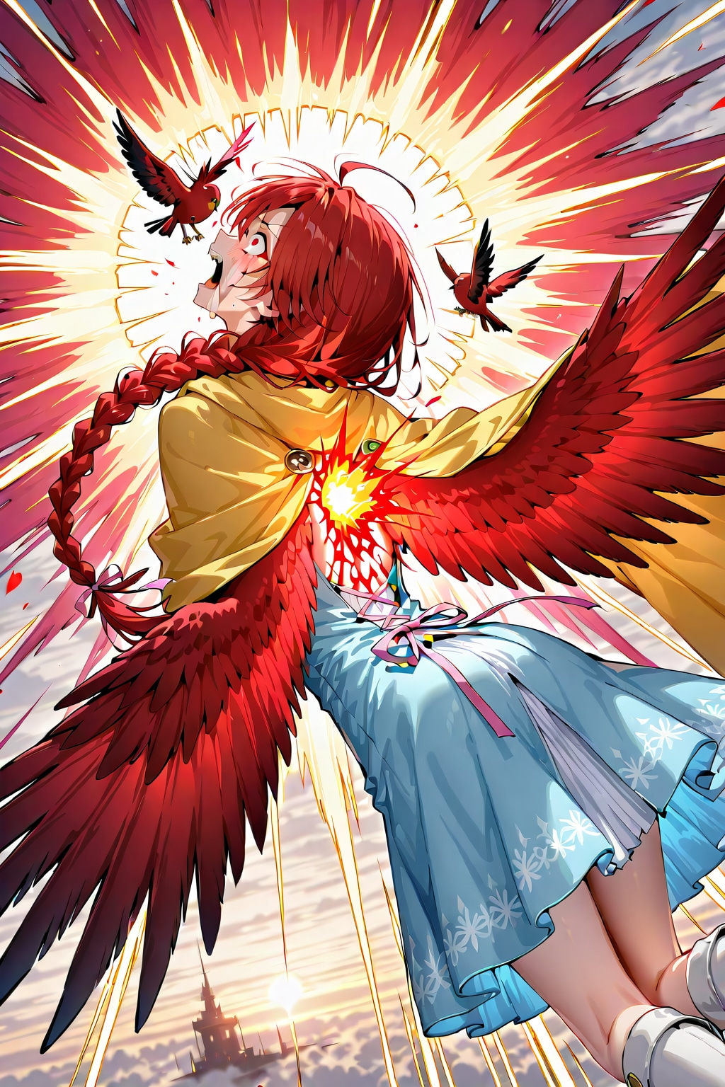 ハーピィ、背中を撃たれる